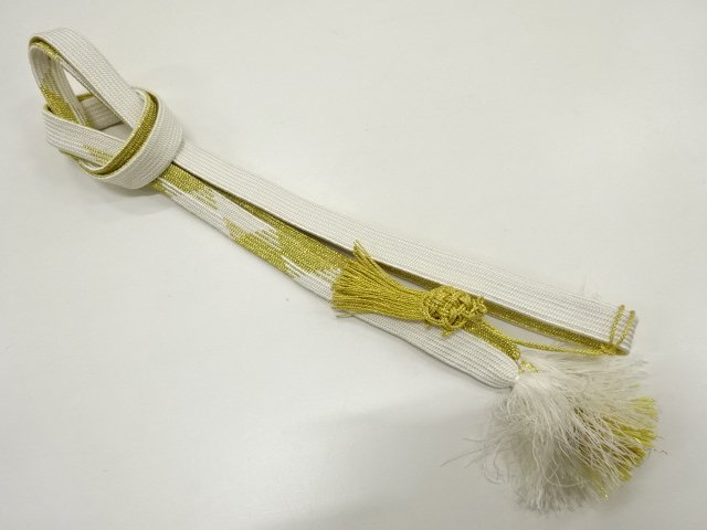 JAPANESE KIMONO / HAND-TIED OBIJIME